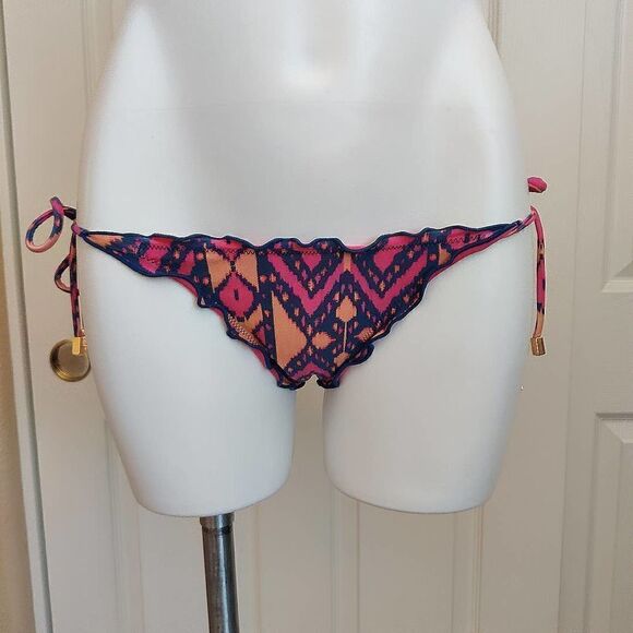 Vix Paula Hermanny Capadocia Full Ripple Bikini Bottom sz S - Picture 4 of 11